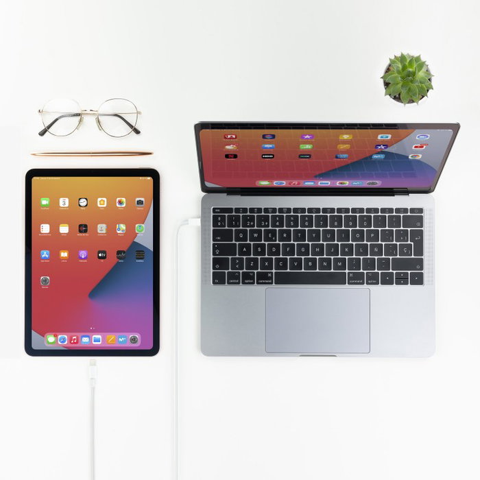 Nanocable Cable Lightning a USB-C, 50 cm, Blanco Nanocable Cable Lightning a USB-C, 50 cm, Blanco